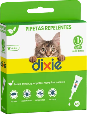 Pipetas repelentes para gatos