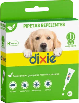 Pipetas repelentes para perros